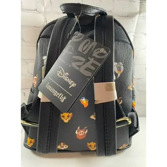 Loungefly Disney NWT The Lion King Black Mini Backpack RARE - Picture 11 of 12